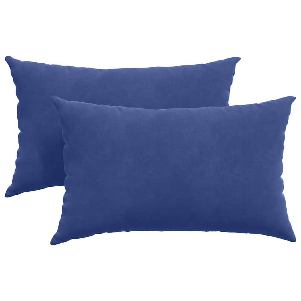 vidaXL Μαξιλάρι Καναπέ 2 pcs Μπλε Αστυνομίας 50 x 30 cm