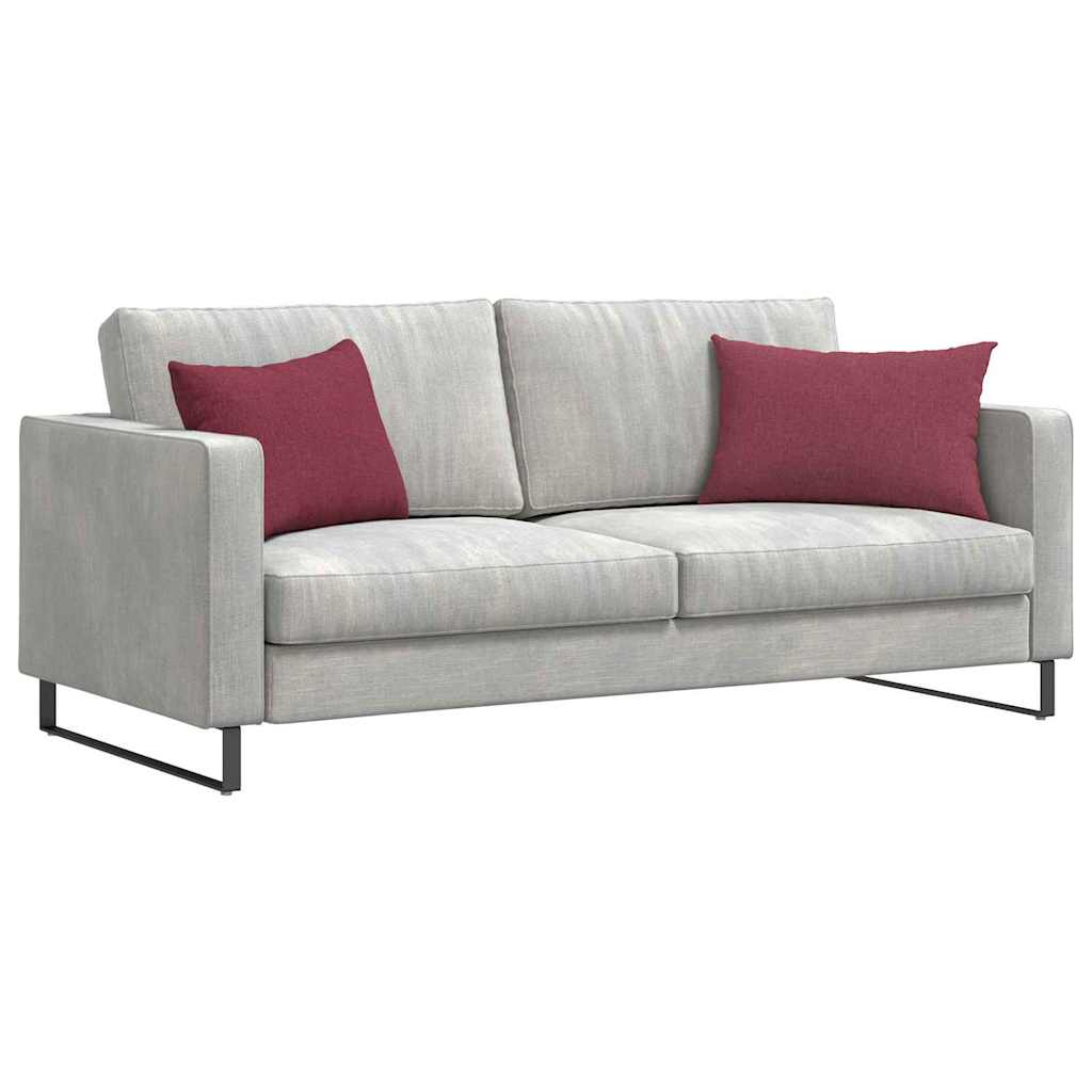 vidaXL Μαξιλάρι Καναπέ 2 τμχ. ύφασμα Κόκκινο 60 x 40 cm