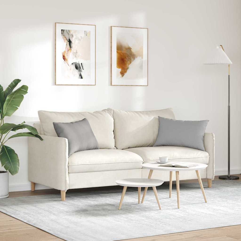 vidaXL Μαξιλάρι Καναπέ 2 pcs Γκρι 60 x 40 cm ύφασμα
