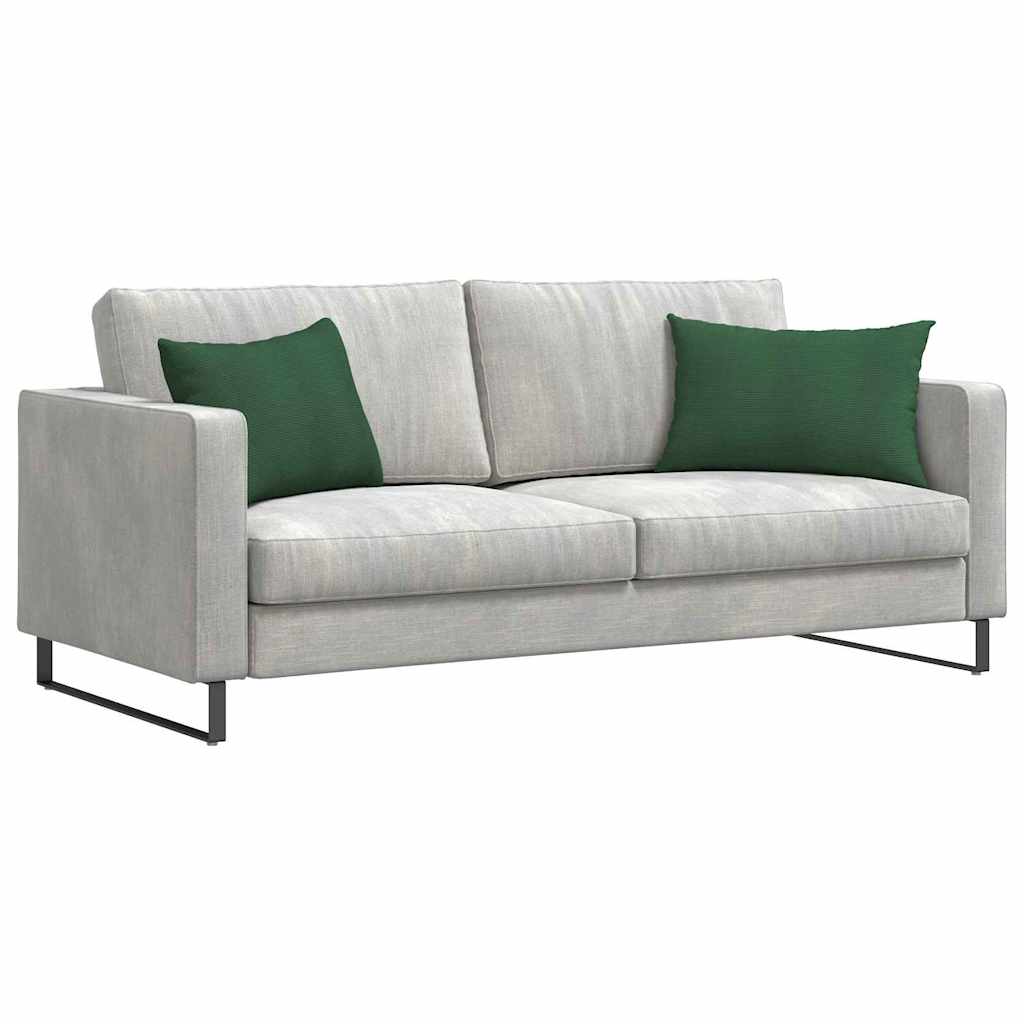 vidaXL Μαξιλάρι Καναπέ 2 pcs Σκούρο Πράσινο 60 x 40 cm