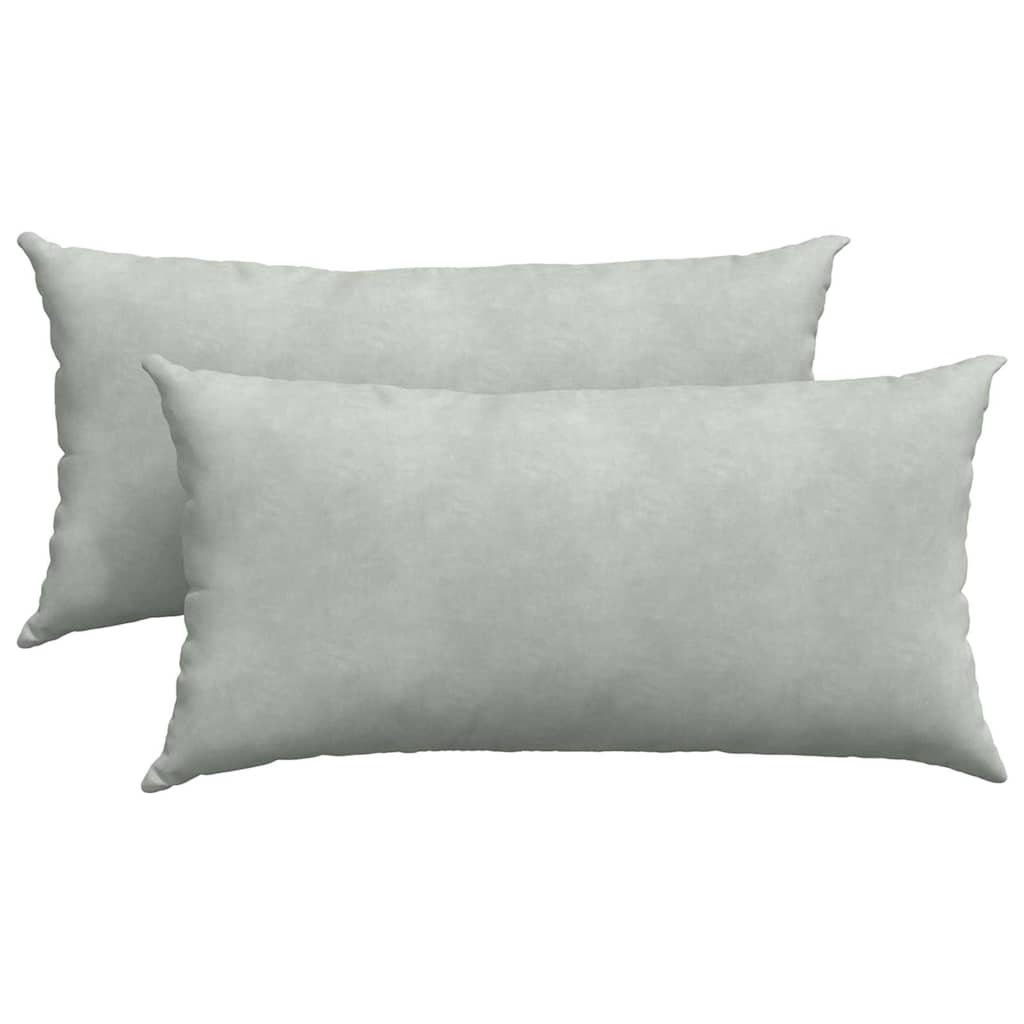vidaXL Μαξιλάρι Καναπέ 2 pcs Ανοιχτό γκρι 80 x 40 cm