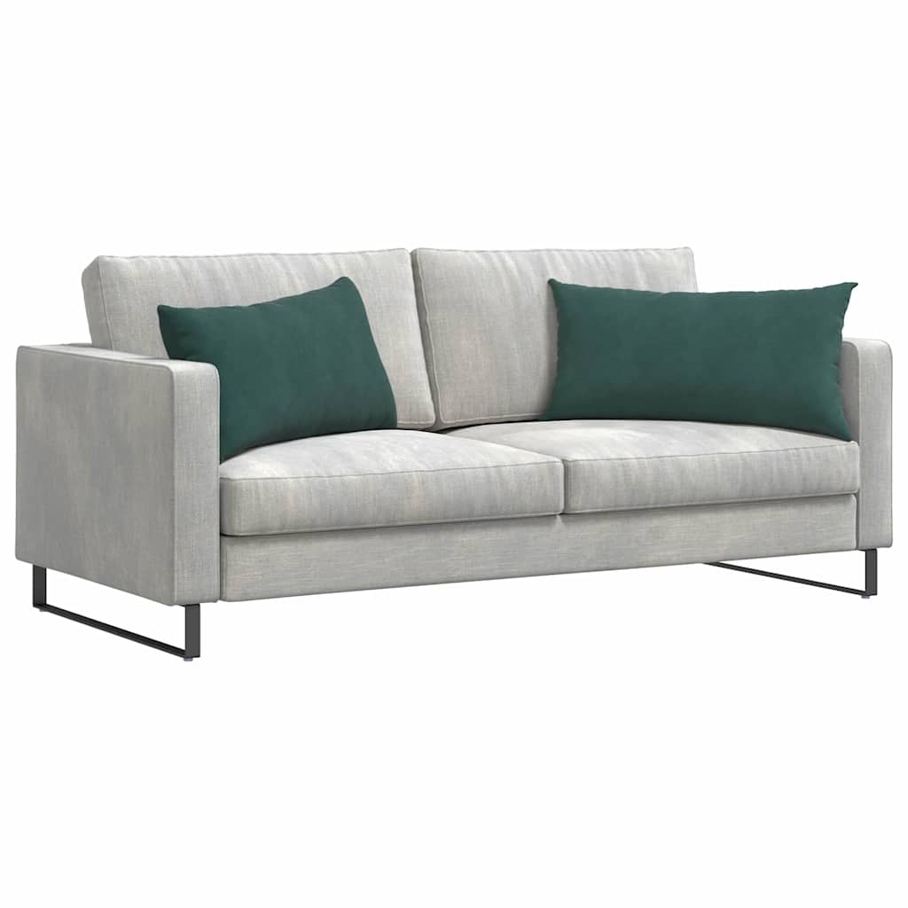vidaXL Μαξιλάρι Καναπέ 2 pcs Σκούρο Πράσινο 80 x 40 cm