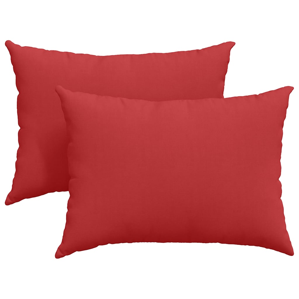 vidaXL Μαξιλάρι Καναπέ 2 pcs Κόκκινο 70 x 50 cm ύφασμα