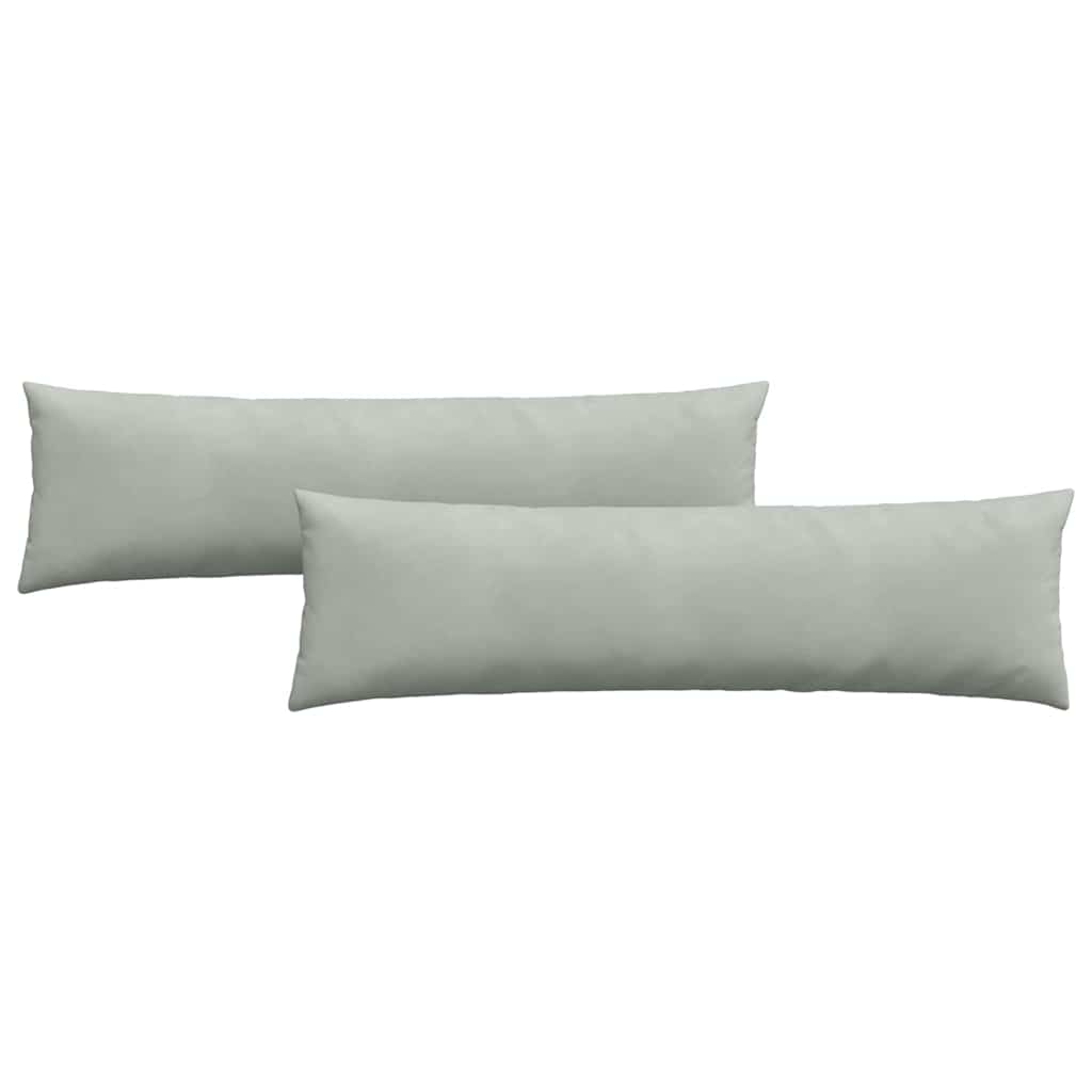 vidaXL Μαξιλάρι Καναπέ 2 pcs Ανοιχτό γκρι 145 x 40 εκ.