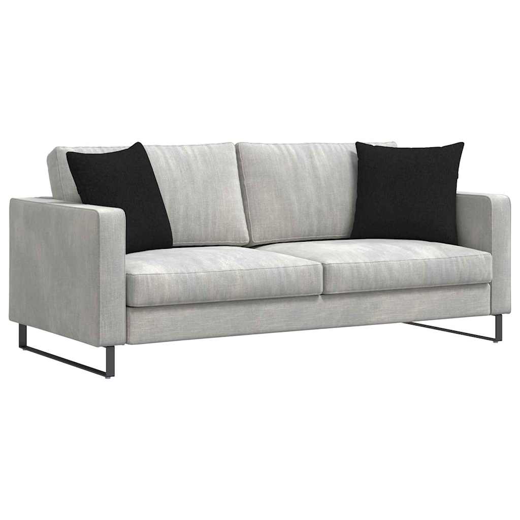 vidaXL Μαξιλάρι Καναπέ 2 pcs Μαύρο 45 x 45 cm ύφασμα