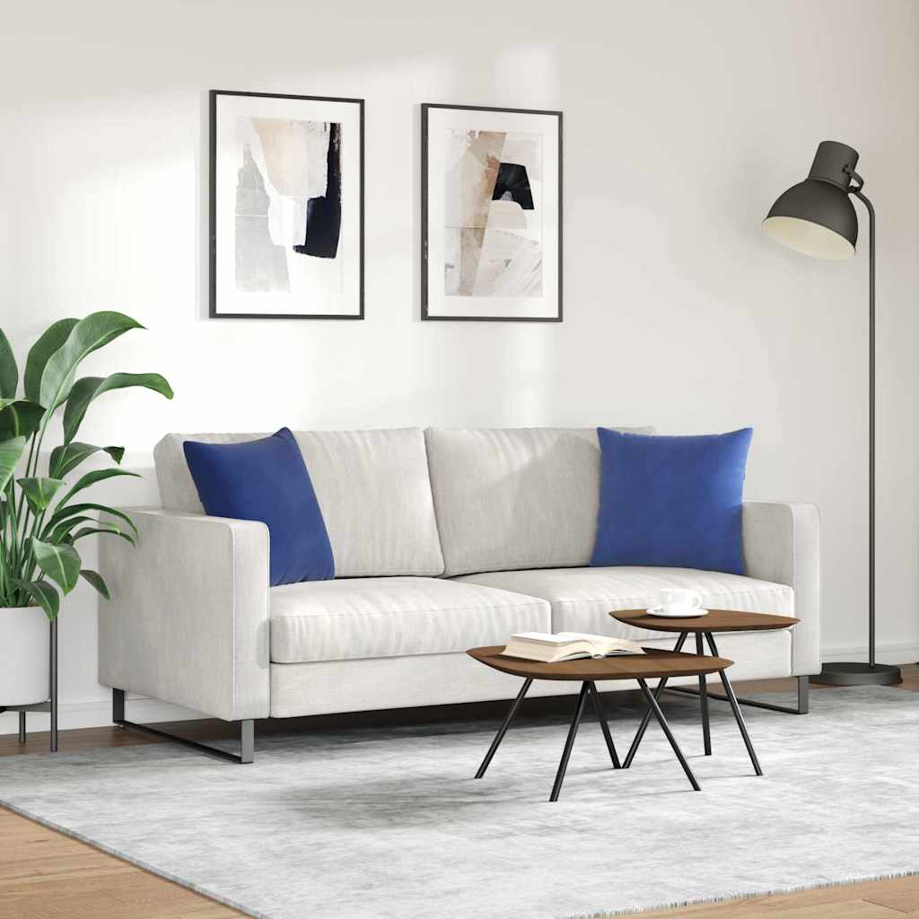 vidaXL Μαξιλάρι Καναπέ 2 pcs Μπλε Αστυνομίας 45 x 45 cm
