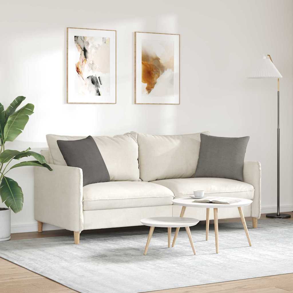 vidaXL Μαξιλάρι Καναπέ 2 pcs Ανοιχτό γκρι 45 x 45 cm