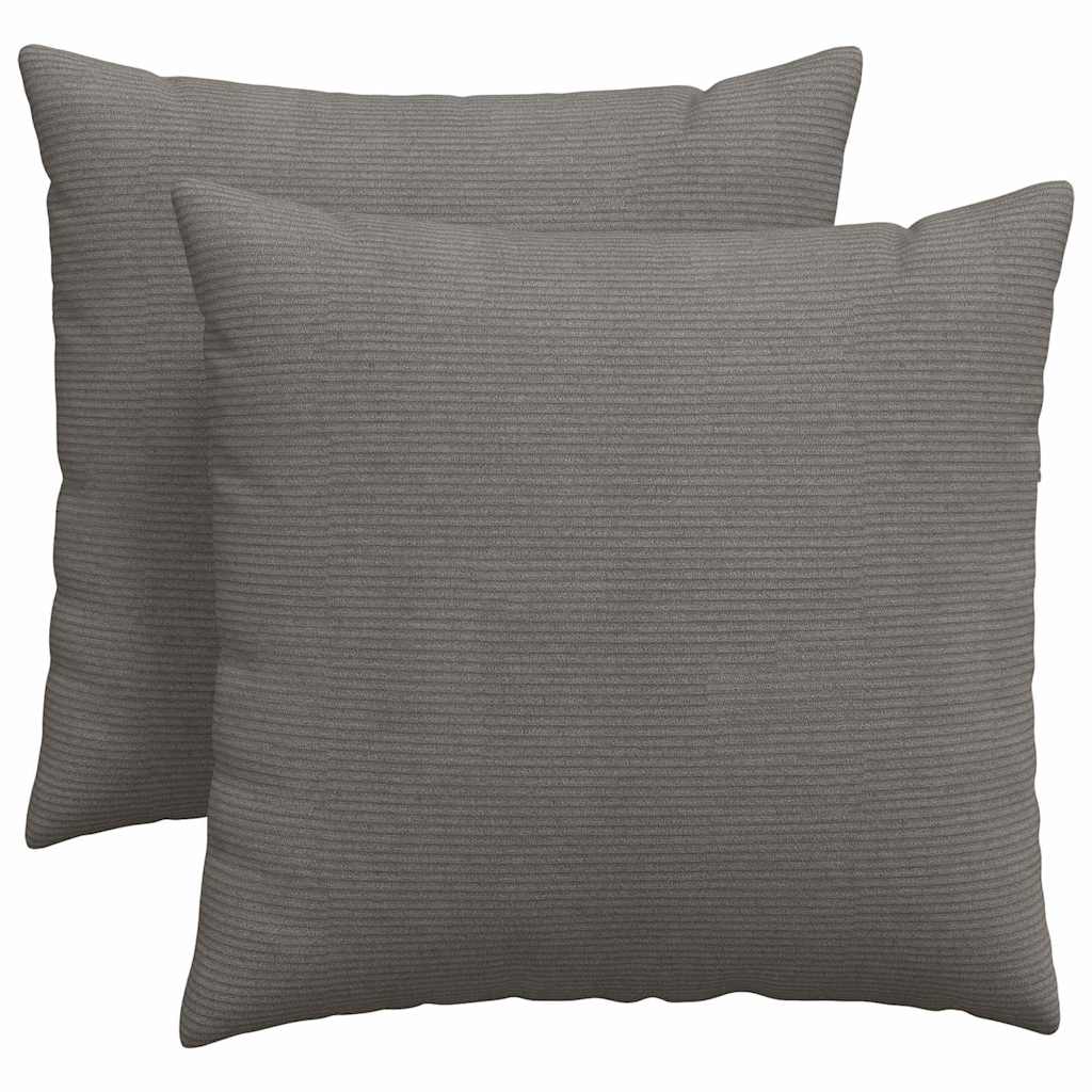 vidaXL Μαξιλάρι Καναπέ 2 pcs Ανοιχτό γκρι 45 x 45 cm