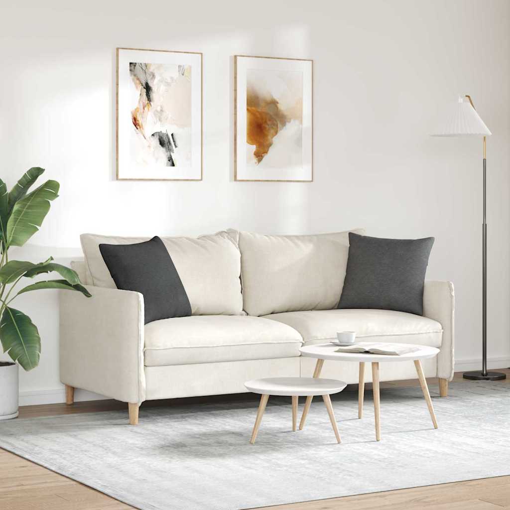 vidaXL Μαξιλάρι Καναπέ 2 pcs Σκούρο Γκρι 45 x 45 cm