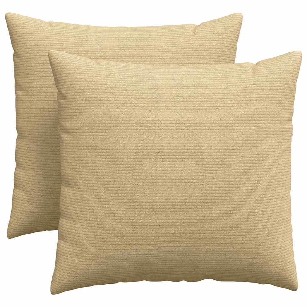 vidaXL Μαξιλάρι Καναπέ 2 pcs Γκρι Πράσινο 45 x 45 cm