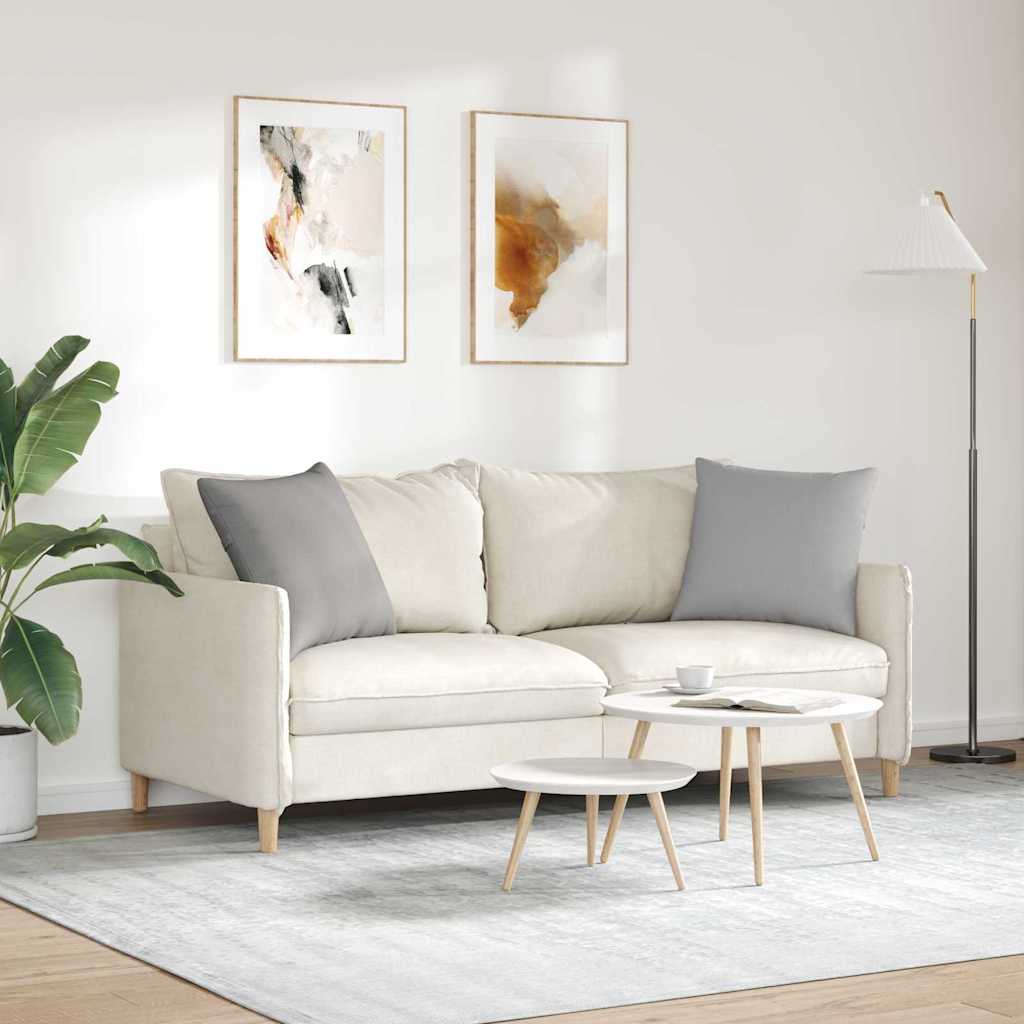 vidaXL Μαξιλάρι Καναπέ 2 pcs Γκρι 50 x 50 cm ύφασμα
