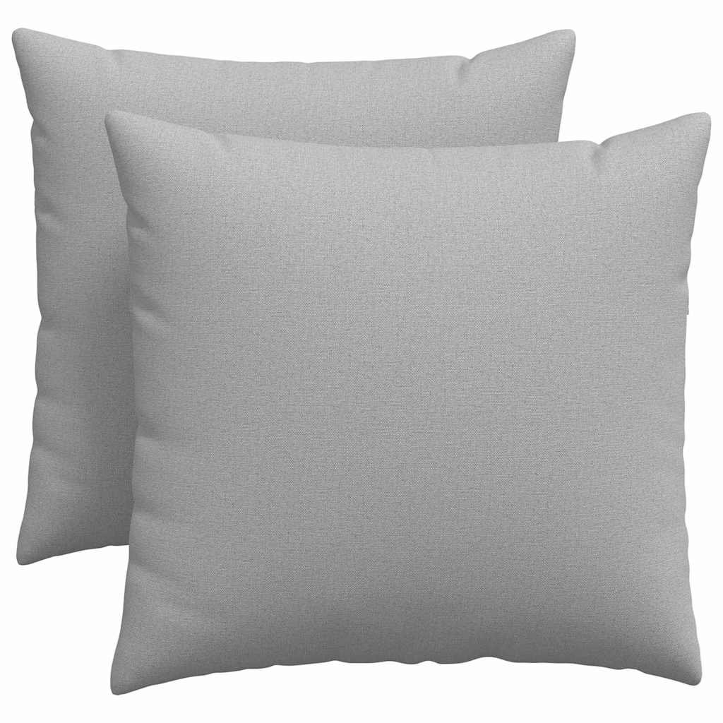 vidaXL Μαξιλάρι Καναπέ 2 pcs Γκρι 50 x 50 cm ύφασμα