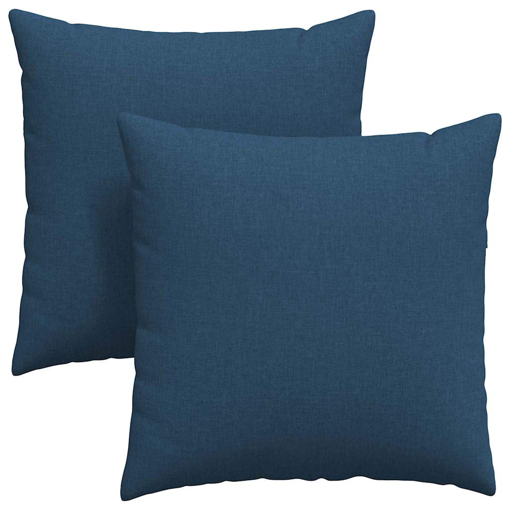 vidaXL Μαξιλάρι Καναπέ 2 pcs Μπλε 60 x 60 cm ύφασμα