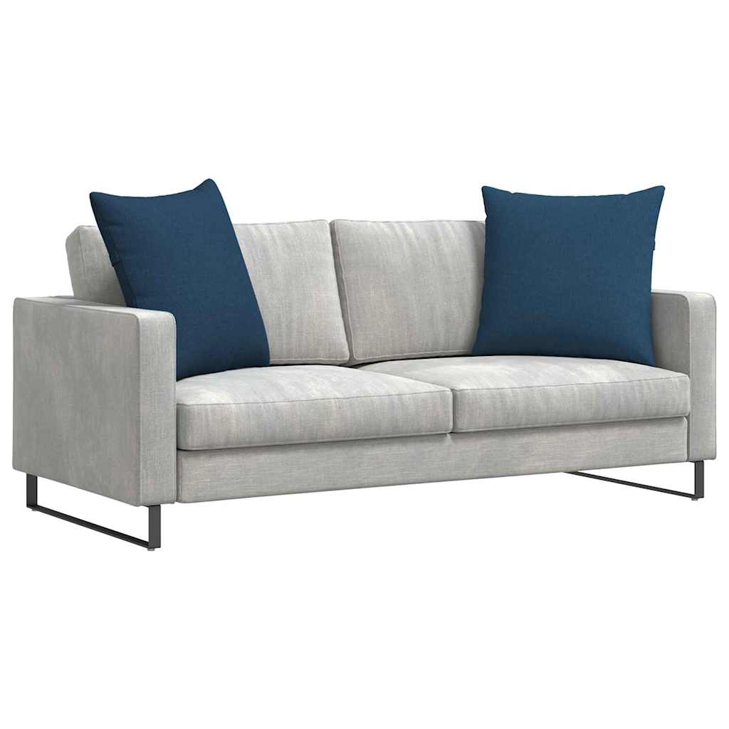 vidaXL Μαξιλάρι Καναπέ 2 pcs Μπλε 60 x 60 cm ύφασμα