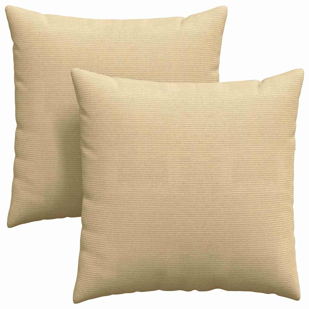 vidaXL Μαξιλάρι Καναπέ 2 pcs Γκρι Πράσινο 60 x 60 cm