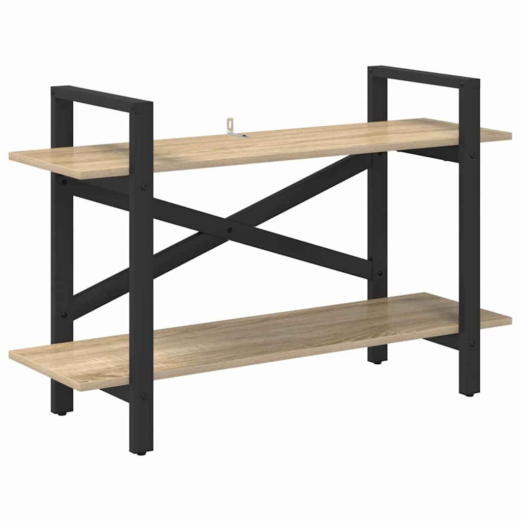 vidaXL Ράφι Βιβλίων Δρύς Sonoma 100 x 33,5 x 64 εκ Επεξεργασμένο ξύλο