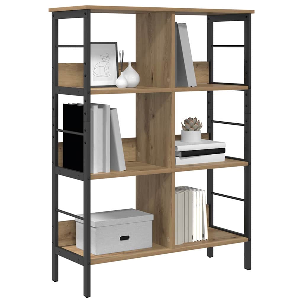 vidaXL Ράφι Βιβλίων Artisan Oak 82 x 32 x 112 εκ. Επεξεργασμένο ξύλο