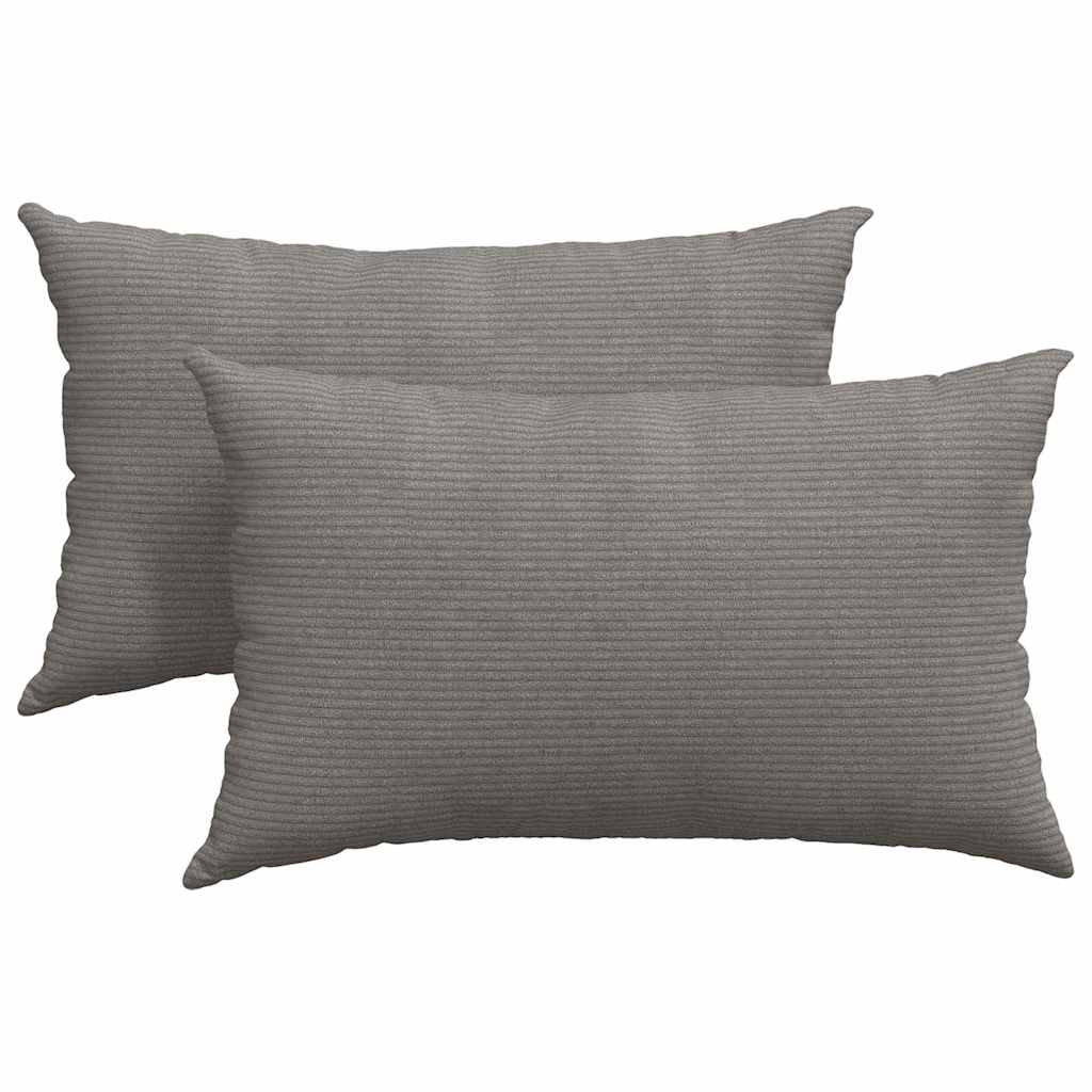vidaXL Μαξιλάρι Καναπέ 2 pcs Ανοιχτό γκρι 50 x 30 cm