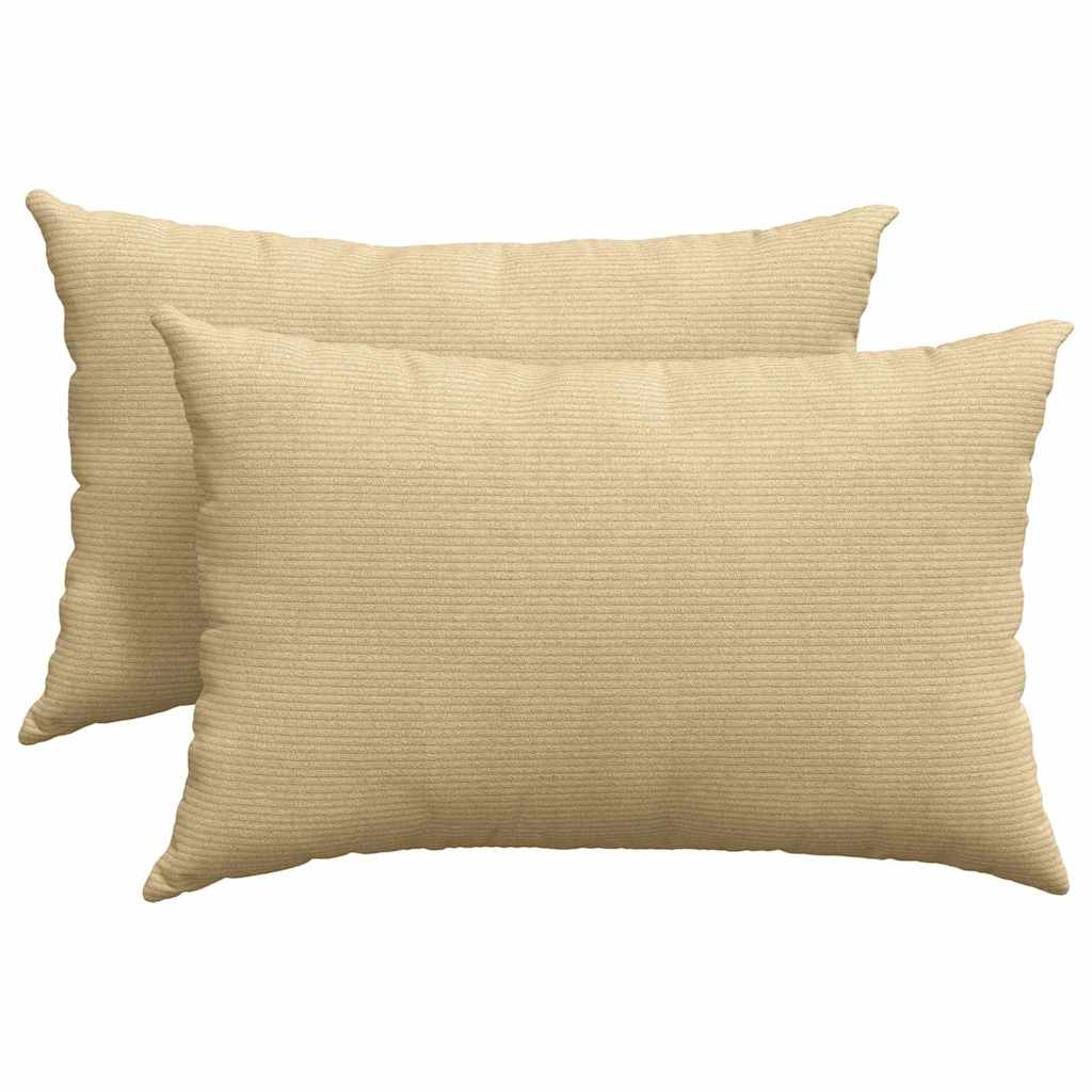 vidaXL Μαξιλάρι Καναπέ 2 pcs Γκρι Πράσινο 60 x 40 cm