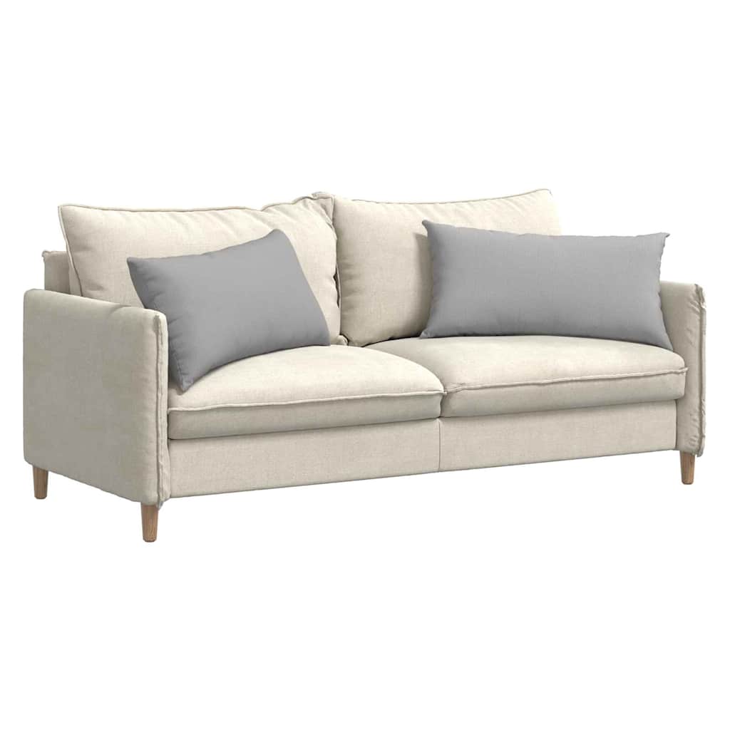 vidaXL Μαξιλάρι Καναπέ 2 pcs Γκρι 80 x 40 cm ύφασμα