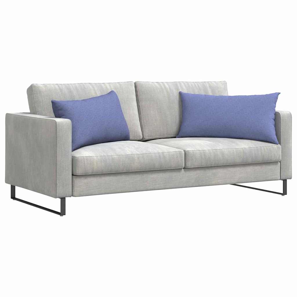 vidaXL Μαξιλάρι Καναπέ 2 pcs Μπλε 80 x 40 cm ύφασμα