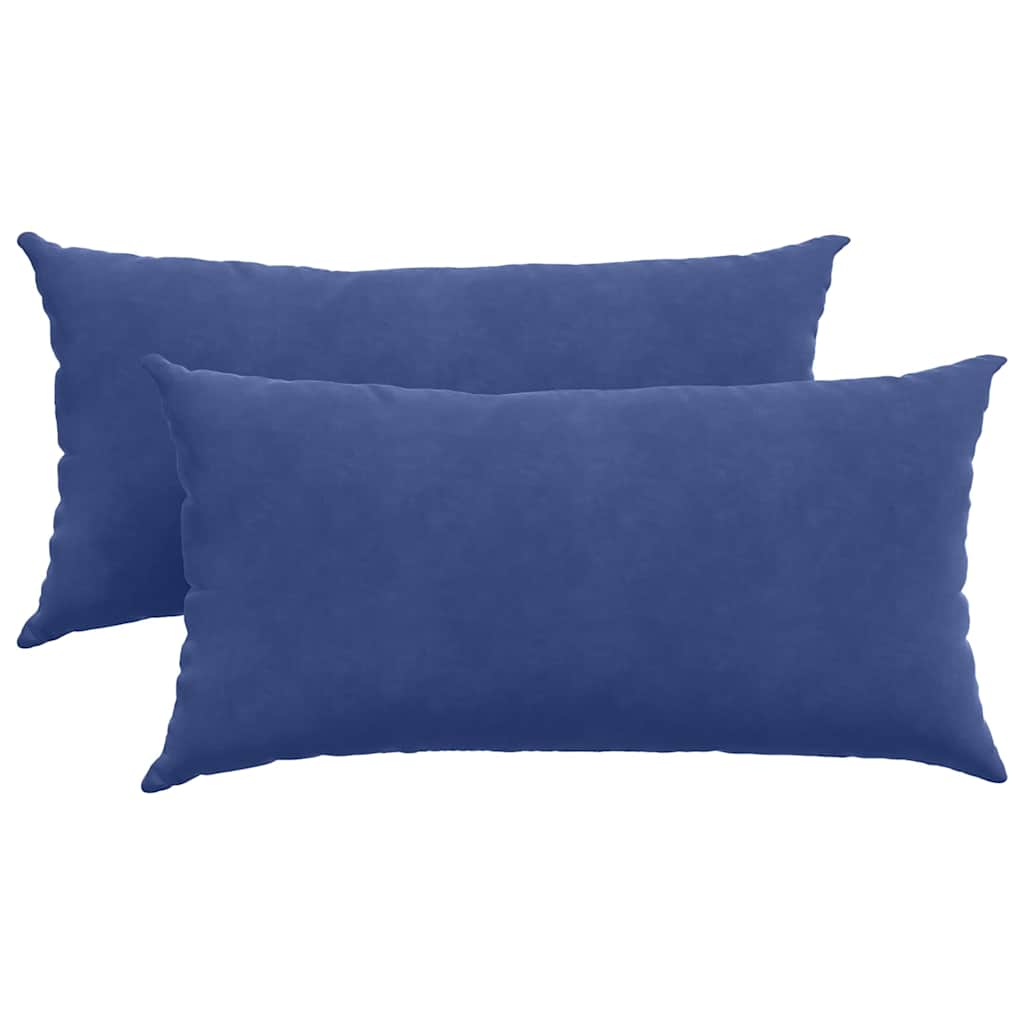 vidaXL Μαξιλάρι Καναπέ 2 pcs Μπλε Αστυνομίας 80 x 40 cm