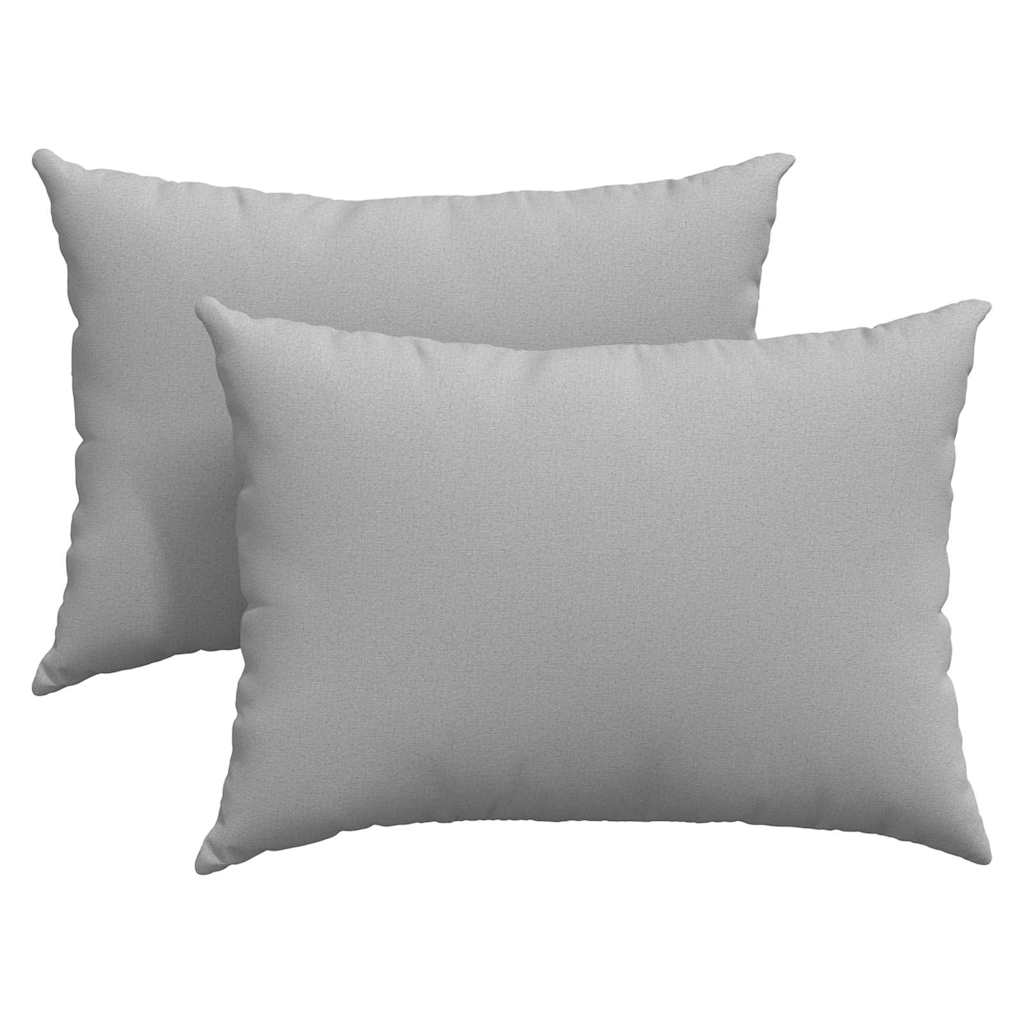 vidaXL Μαξιλάρι Καναπέ 2 pcs Γκρι 70 x 50 cm ύφασμα