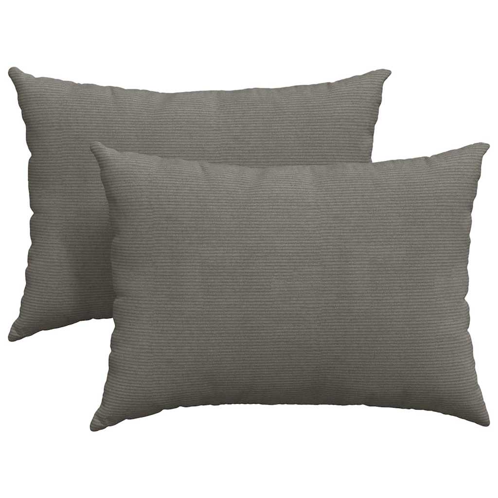 vidaXL Μαξιλάρι Καναπέ 2 pcs Ανοιχτό γκρι 70 x 50 cm