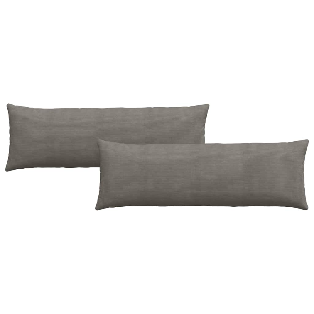 vidaXL Μαξιλάρι Καναπέ 2 pcs Ανοιχτό γκρι 120 x 40 cm
