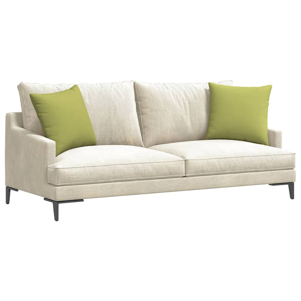 vidaXL Μαξιλάρι Καναπέ 2 pcs Ανοιχτό Πράσινο 45 x 45 cm ύφασμα