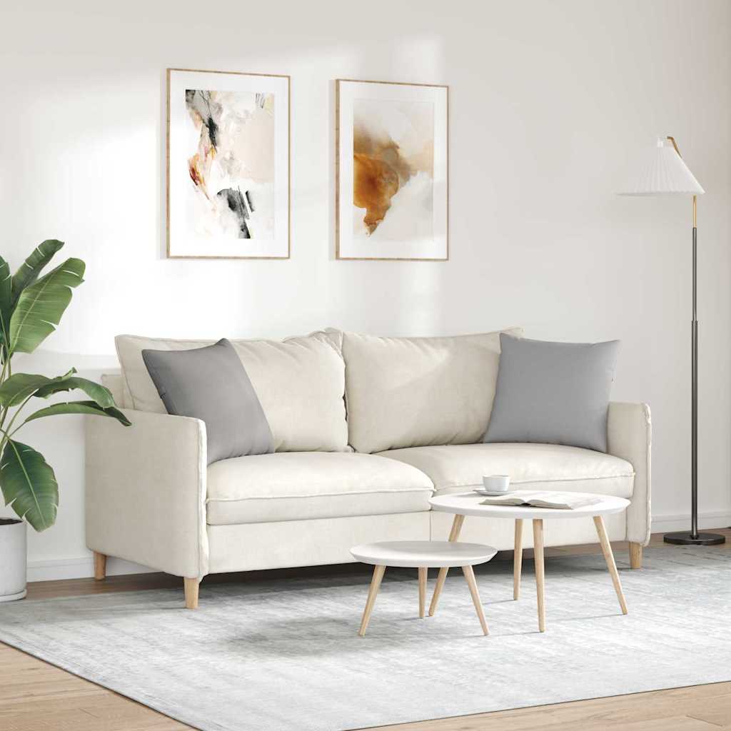 vidaXL Μαξιλάρι Καναπέ 2 pcs Γκρι 45 x 45 cm ύφασμα