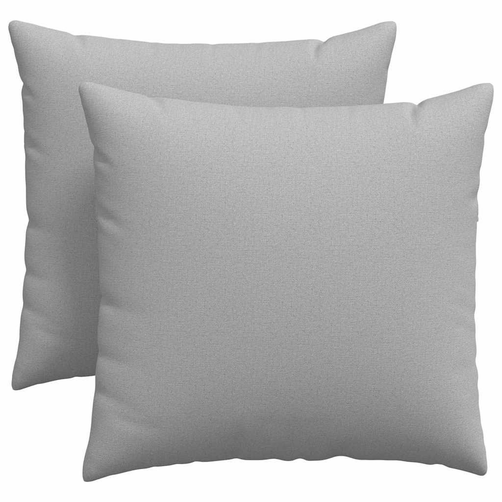 vidaXL Μαξιλάρι Καναπέ 2 pcs Γκρι 45 x 45 cm ύφασμα