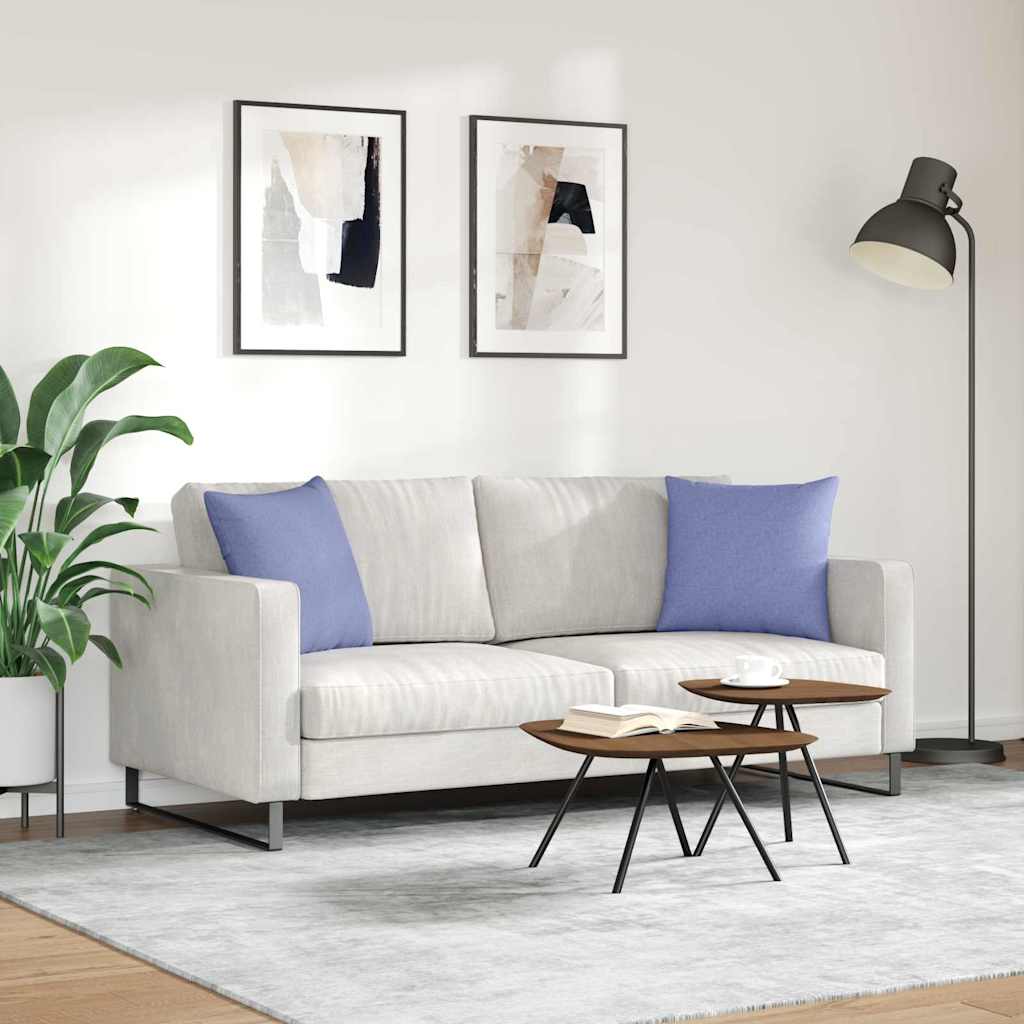 vidaXL Μαξιλάρι Καναπέ 2 pcs Μπλε 45 x 45 cm ύφασμα