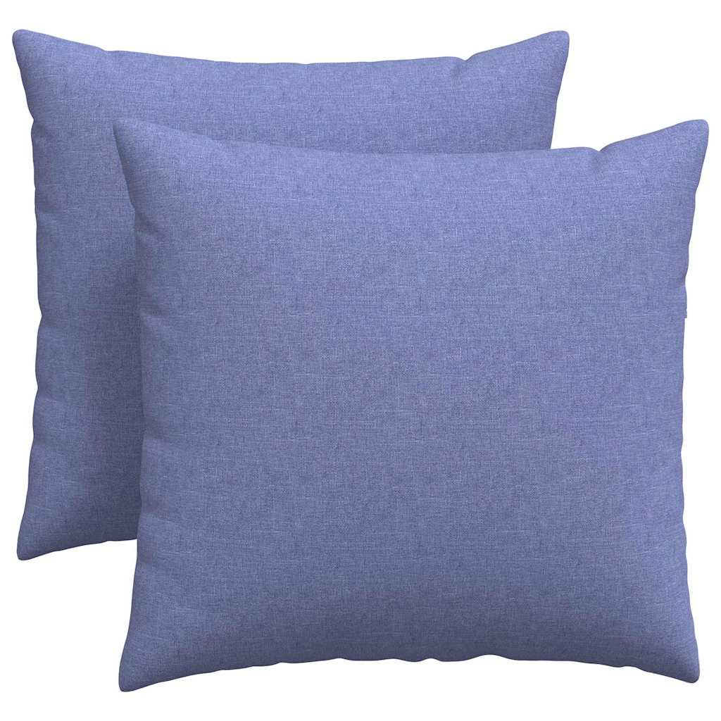 vidaXL Μαξιλάρι Καναπέ 2 pcs Μπλε 45 x 45 cm ύφασμα