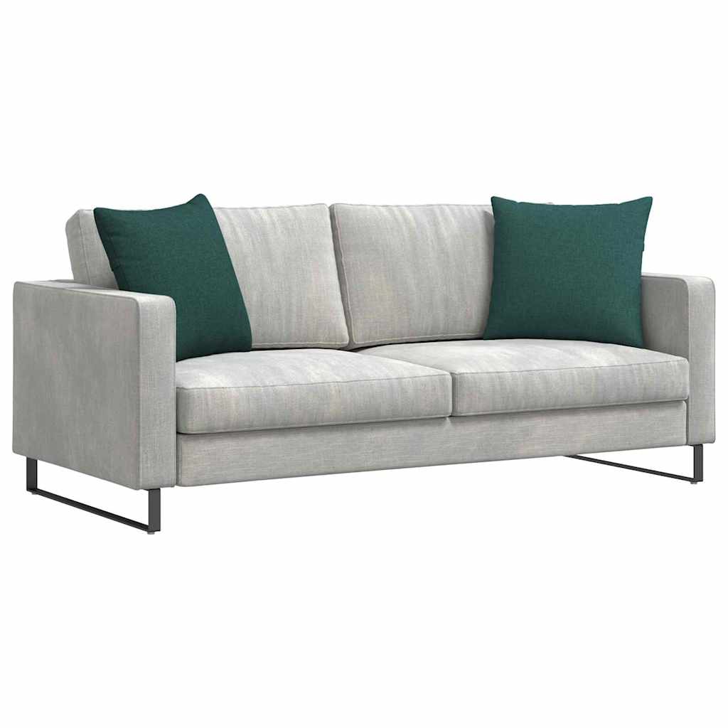 vidaXL Μαξιλάρι Καναπέ 2 pcs Σκούρο Πράσινο 50 x 50 cm ύφασμα