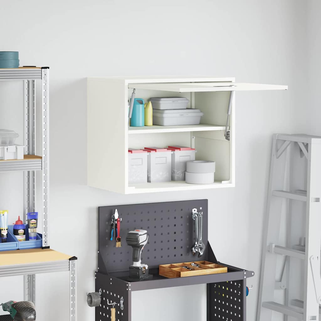 vidaXL Ντουλάπι τοίχου για γκαράζ Λευκό 60 x 40 x 53 εκ