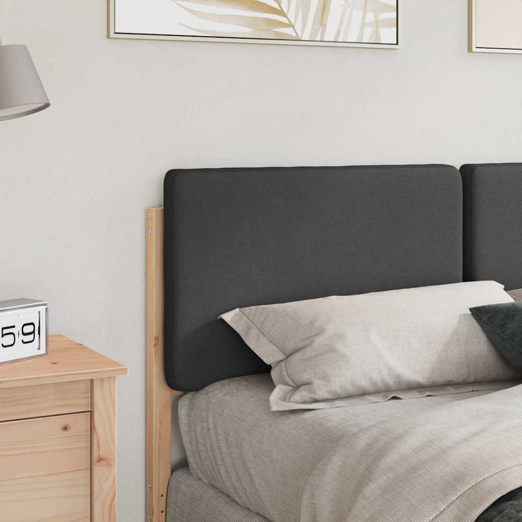 vidaXL Ταπετσαρισμένο κεφαλάρι με κεφαλάρι Καφέ και Σκούρο Γκρι 150 cm
