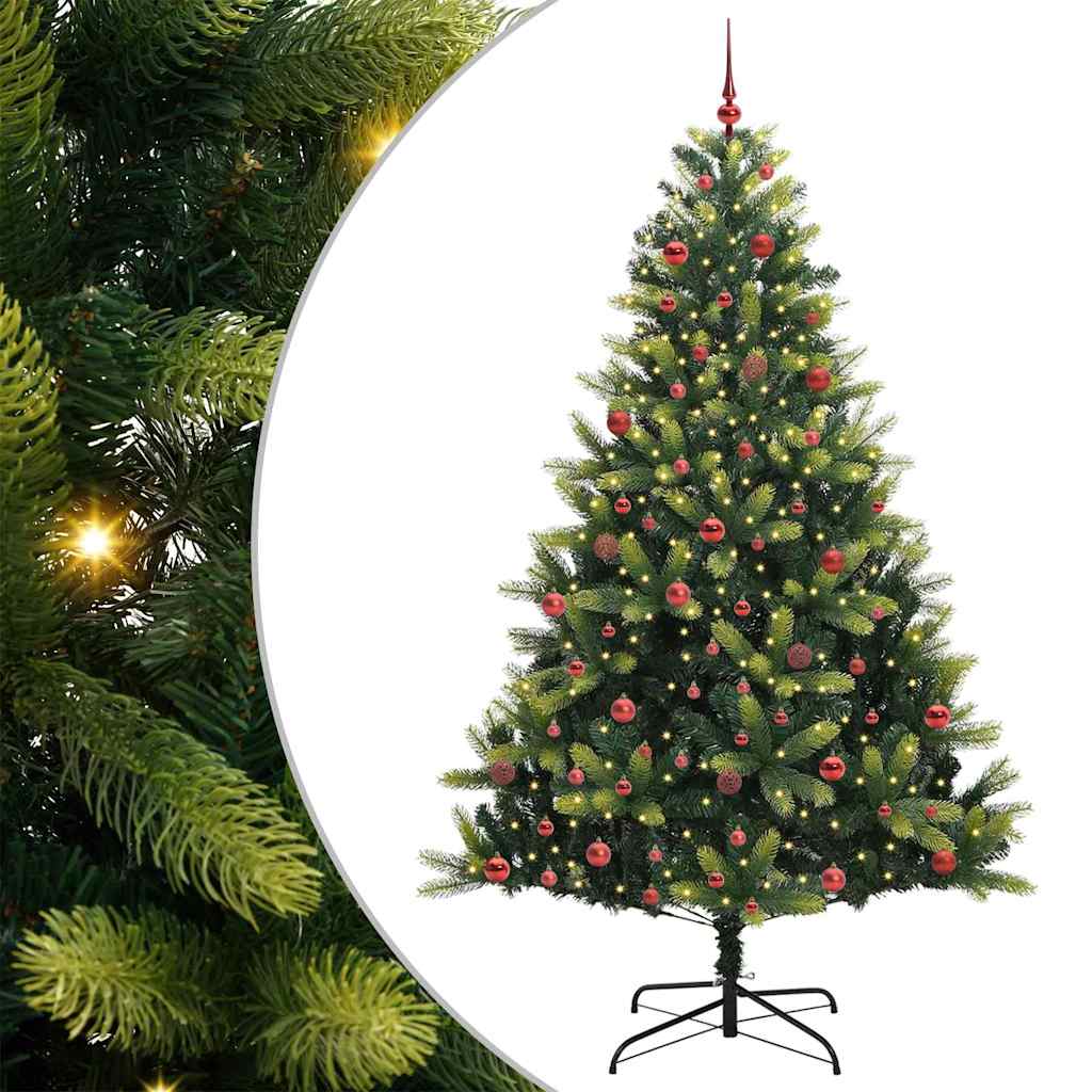 vidaXL Πράσινο 210 cm PVC και PE