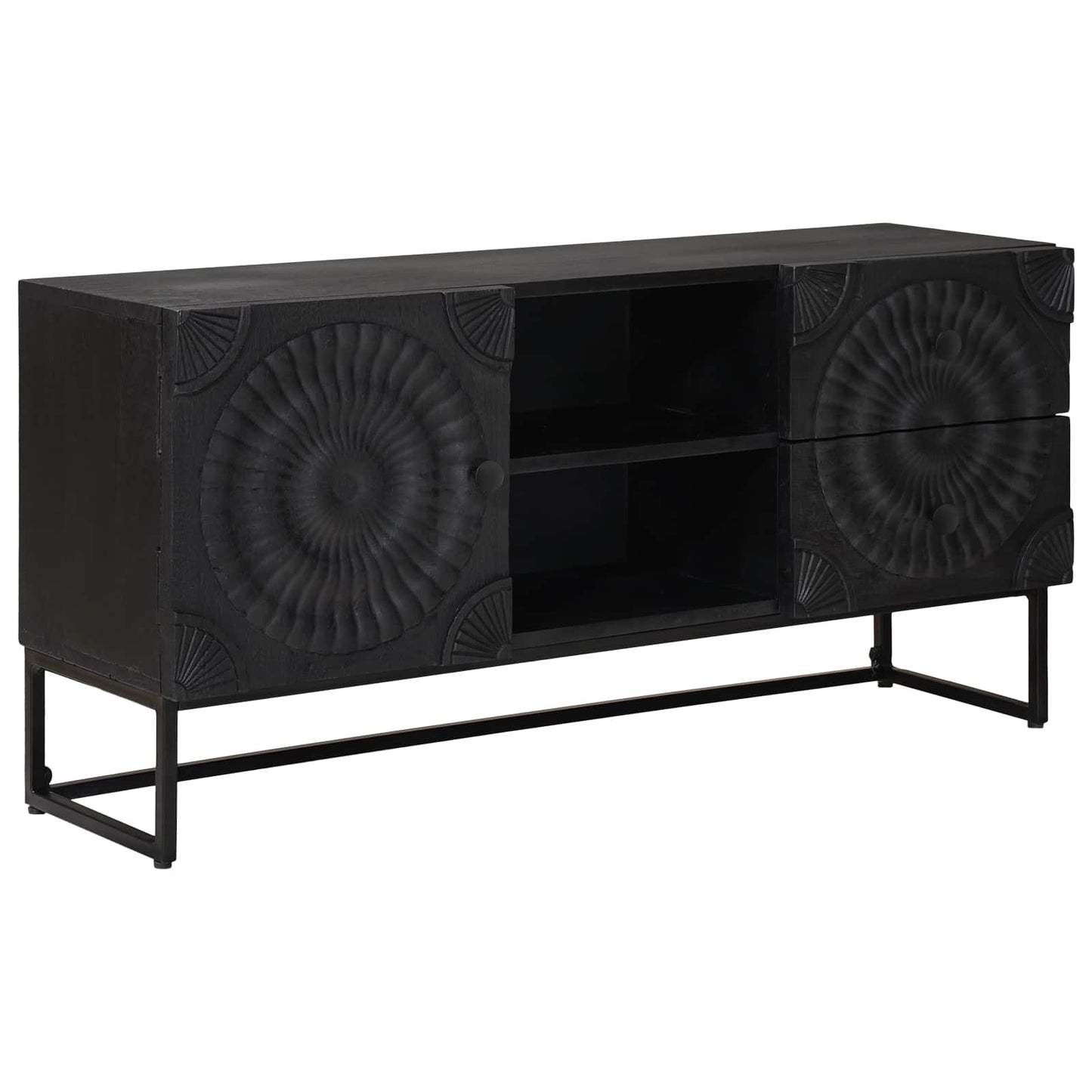 vidaXL Ντουλάπι TV Μαύρο 105 x 30 x 54 εκ