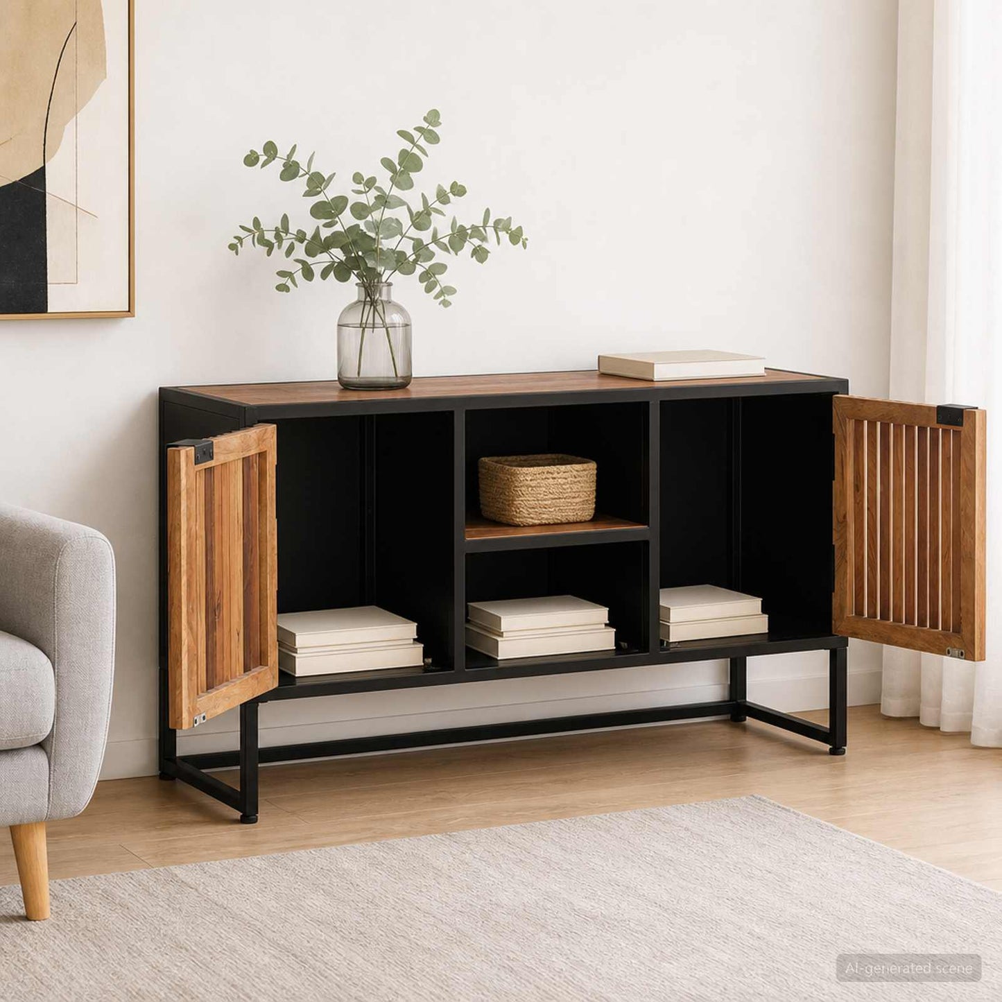 vidaXL Πλαϊνό γραφείο 105 x 30 x 55 εκ