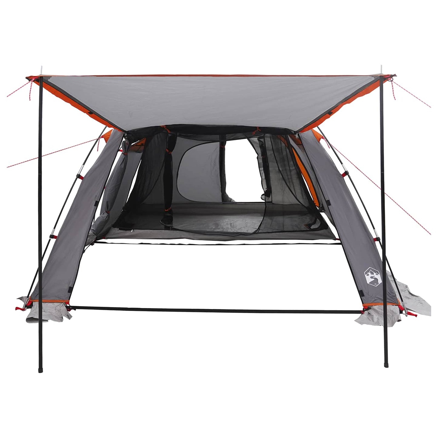vidaXL Σκηνή τούνελ Γκρι και Πορτοκαλί 361 x 235 x 147 εκ