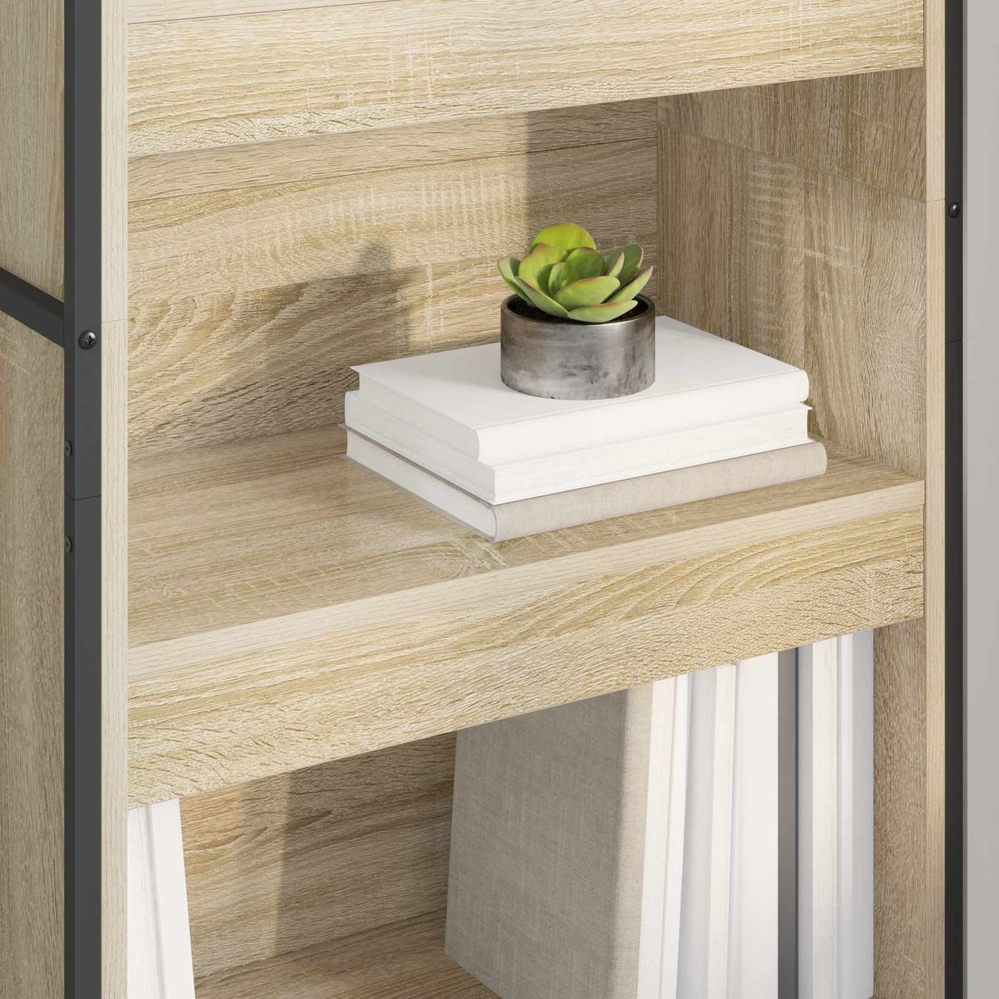 vidaXL Βιβλιοθήκη 2 pcs Σονόμα 80 x 30 x 155 εκ Επεξεργασμένο ξύλο