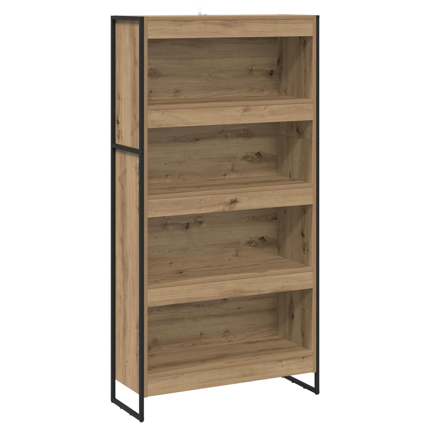 vidaXL Βιβλιοθήκη 2 pcs Καρυδιά Χειροποίητης Εργασίας 80 x 30 x 155 εκ