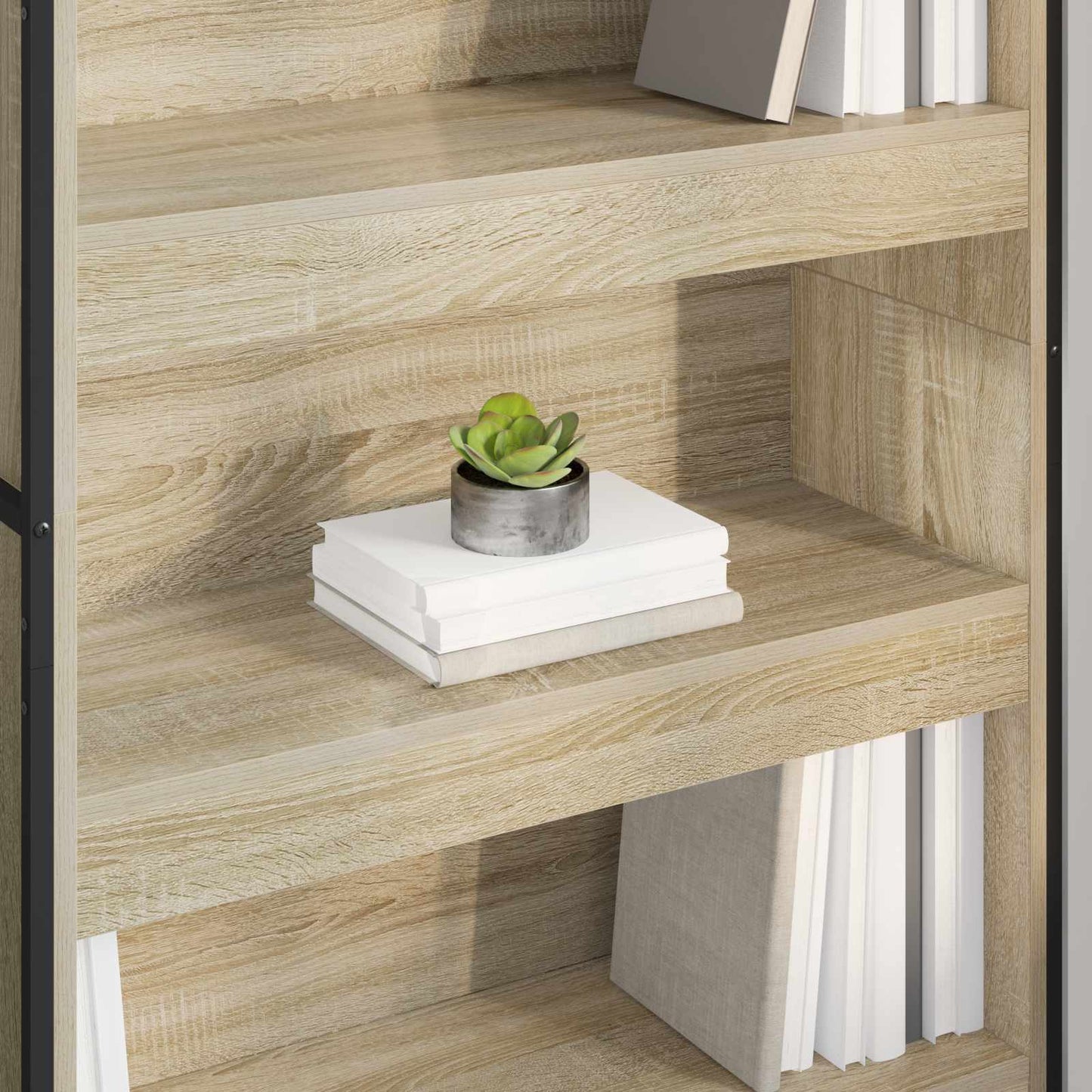 vidaXL Βιβλιοθήκη 2 pcs Σονόμα 80 x 30 x 155 εκ Επεξεργασμένο ξύλο