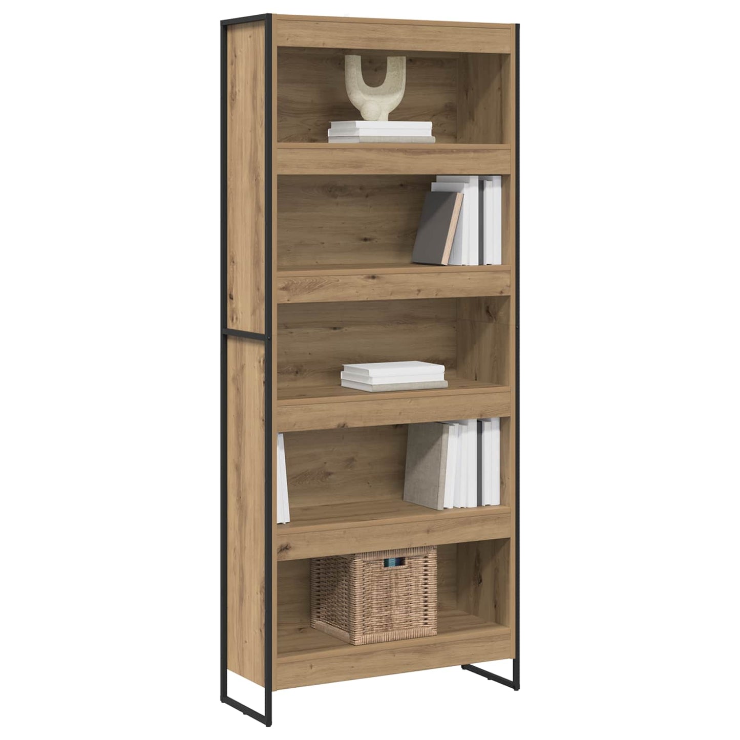 vidaXL Βιβλιοθήκη 80 x 30 x 189,5 εκ Επεξεργασμένο Ξύλο