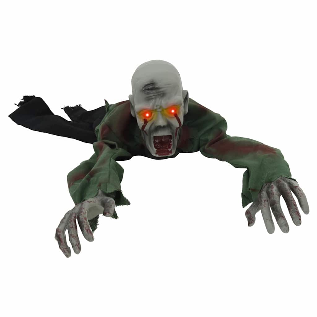 vidaXL Διακόσμηση Halloween Ζόμπι SPOOKA Πράσινο 110 x 50 x 21 εκ.