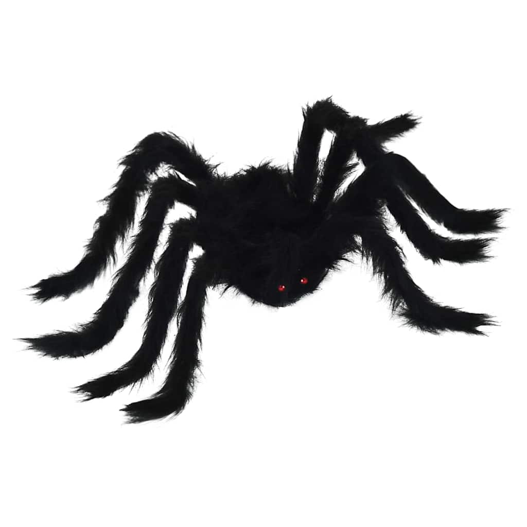 vidaXL Διακόσμηση Halloween Αράχνη 6 pcs Μαύρο 75 cm