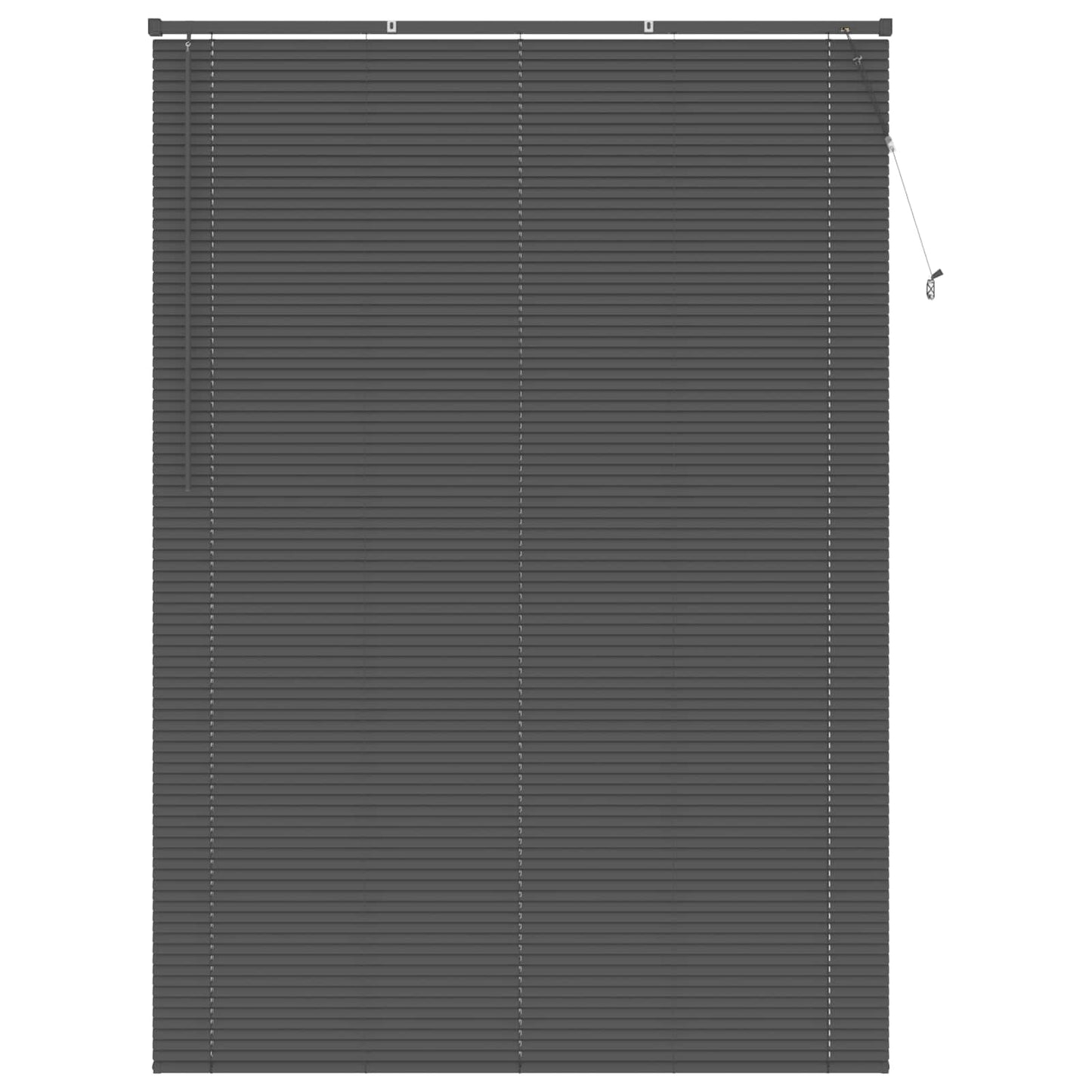 vidaXL Βενετσιάνικη Σκίαση Ασημί Γκρι 213 x 140 εκ PVC