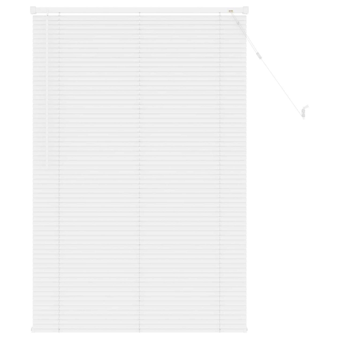vidaXL Βενετσιάνικη Σκίαση Λευκός 150 x 90 cm PVC
