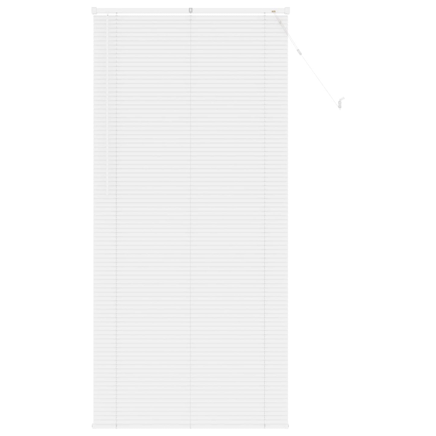 vidaXL Βενετσιάνικη Σκίαση Λευκός 213 x 80 εκ PVC
